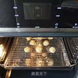 Make Chicken oatmeal cheeseball step 4