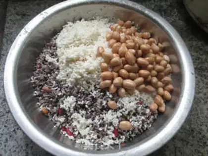 Make Poo-poo rice step 5