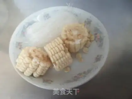 Make Corn melon soup step 1