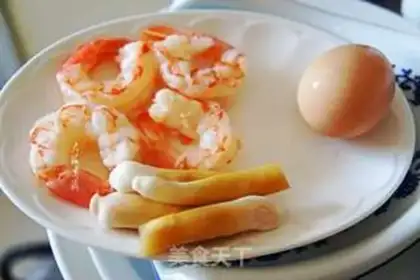 Make The pinetail shrimp scurryed with veggie eggs step 0