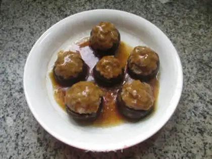 Make Meatloaf makes mushrooms step 17