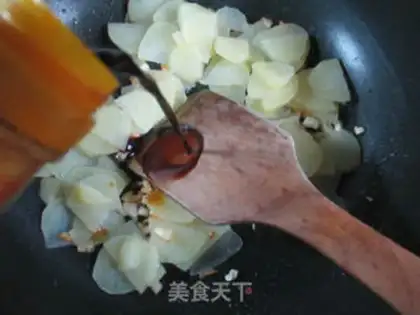 Make Garlic potato chips step 6