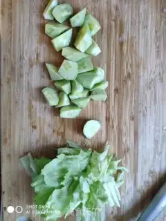Make Vegetable salad step 1