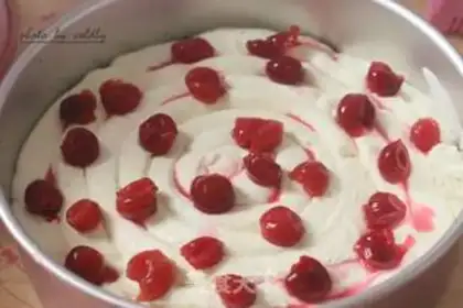 Make Black forest cake step 15