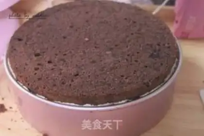 Make Black forest cake step 16