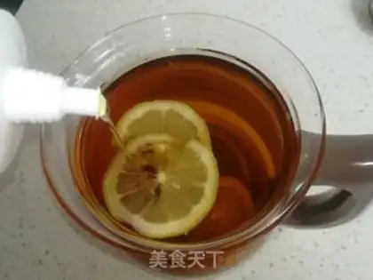 Make Honey lemon tea step 3