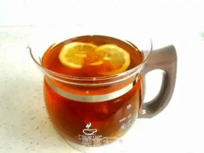 Make Honey lemon tea step 4