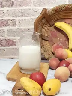 Make Milk banana juice step 2