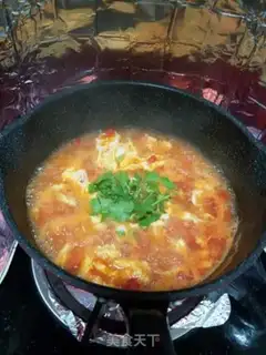 Make Tomato egg soup step 7