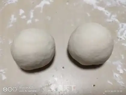 Make Toon panda buns step 1