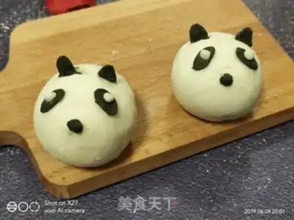 Make Toon panda buns step 4