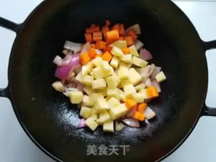 Make curry beef cover step 6