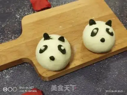 Make Toon panda buns step 5