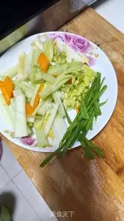 Make Shrimp and celery step 3