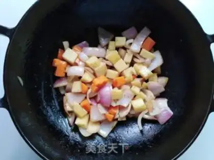 Make curry beef cover step 7