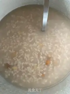 Make Peanut rice congee step 3