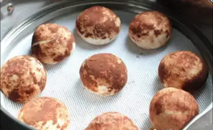 Make Simulate the mushroom bag step 8