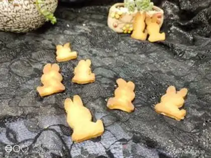 Make Little bunny cookies step 8