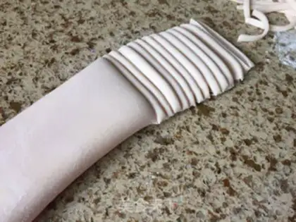 Make Egg water for noodles step 1