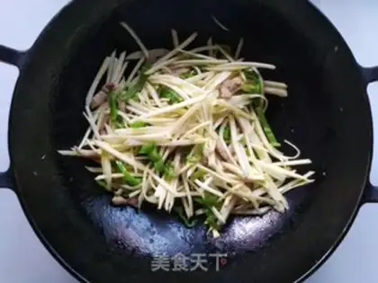 Make White peppers, fried meat step 7