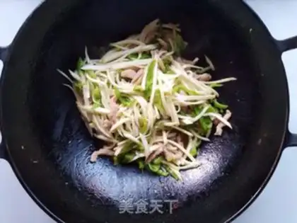 Make White peppers, fried meat step 8