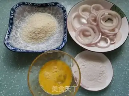 Make Onion rings step 1
