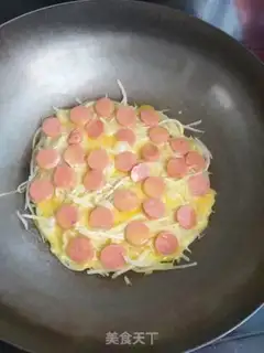 Make Tomato cheese and sweet potatoes and eggs step 7