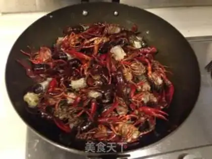 Make Spicy 13-spicy lobster step 2