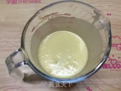 Make Cubes of custarded coconut step 3