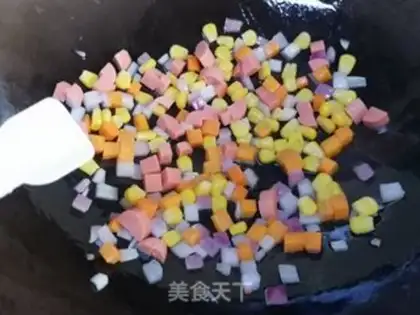 Make Bebed pumpkin rice rice step 5