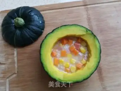 Make Bebed pumpkin rice rice step 7