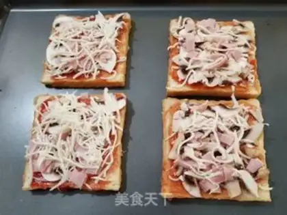 Make bread pizza step 6