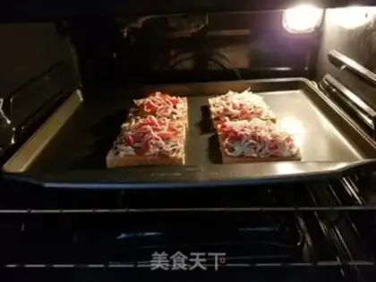 Make bread pizza step 9