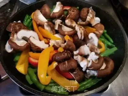 Make Frozen peppers with beans step 6