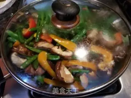 Make Frozen peppers with beans step 8