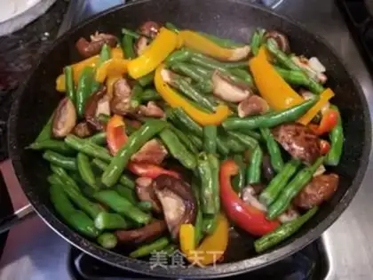 Make Frozen peppers with beans step 9