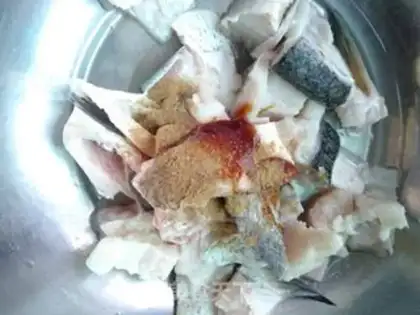 Make Mushrooms burning fish step 1