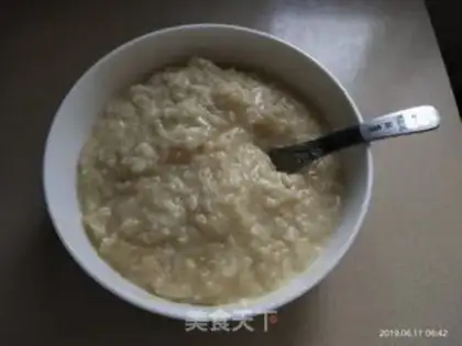 Make Duck egg congee step 3