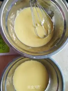 Make Zebra yogurt cake step 6