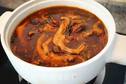 Make Spicy duck palms step 17