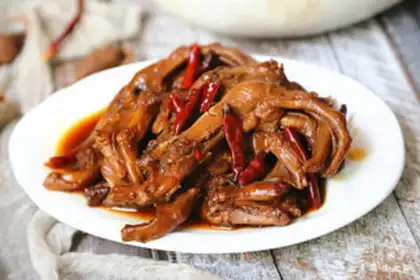Make Spicy duck palms step 19