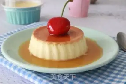 Make Caramel pudding step 7