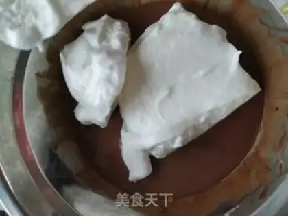 Make Zebra yogurt cake step 14