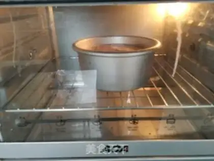 Make Zebra yogurt cake step 18
