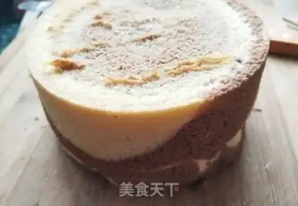 Make Zebra yogurt cake step 20