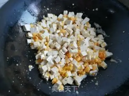 Make Crab butter tofu step 4