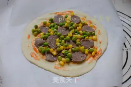 Make Meatball pizza step 7