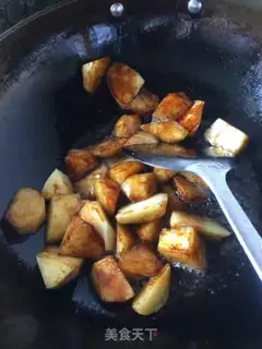Make Potato burn ribs step 1