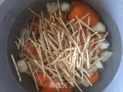 Make Pumpkin cane, horse-to-mouth step 3