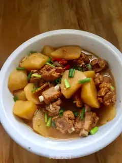 Make Potato burn ribs step 5